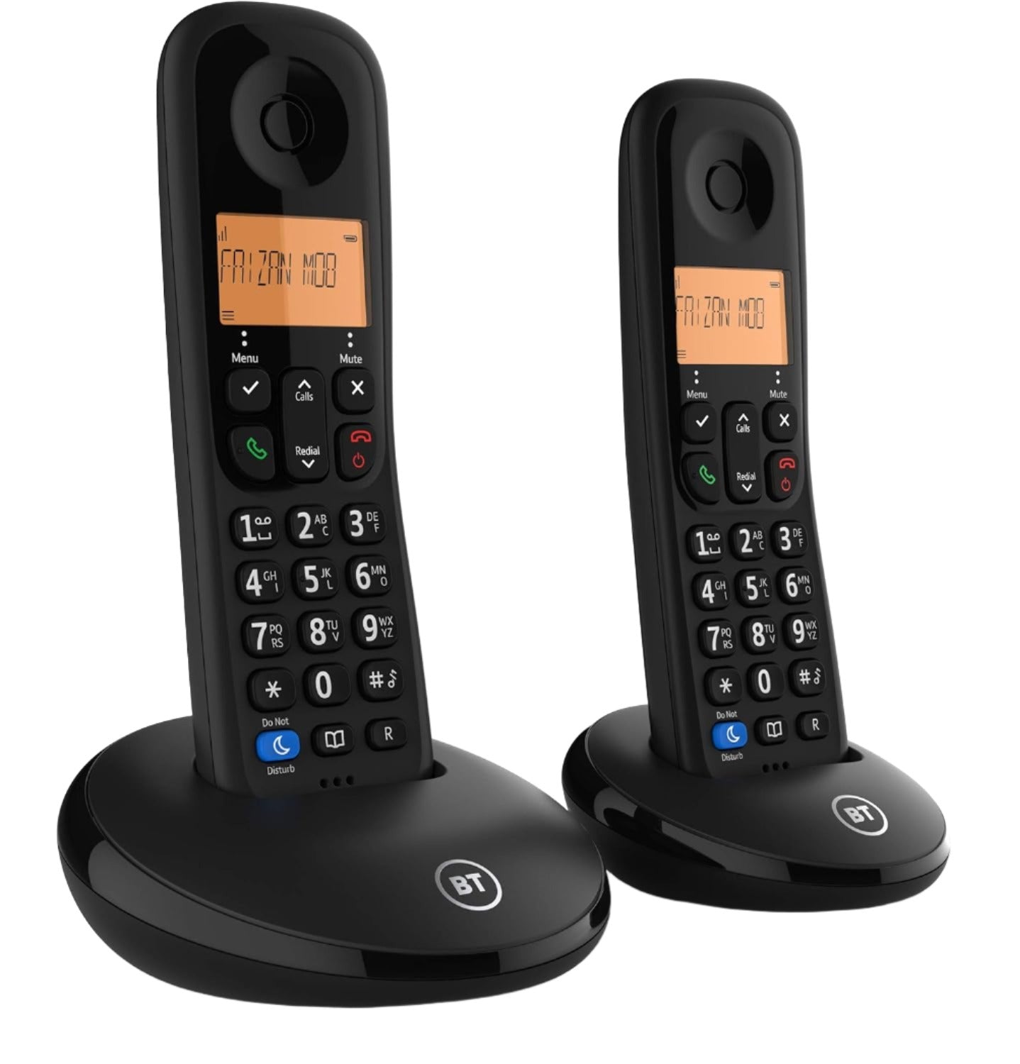 BT Everyday Cordless Home Phone with Basic Call Blocking and, Twin Handset Pack