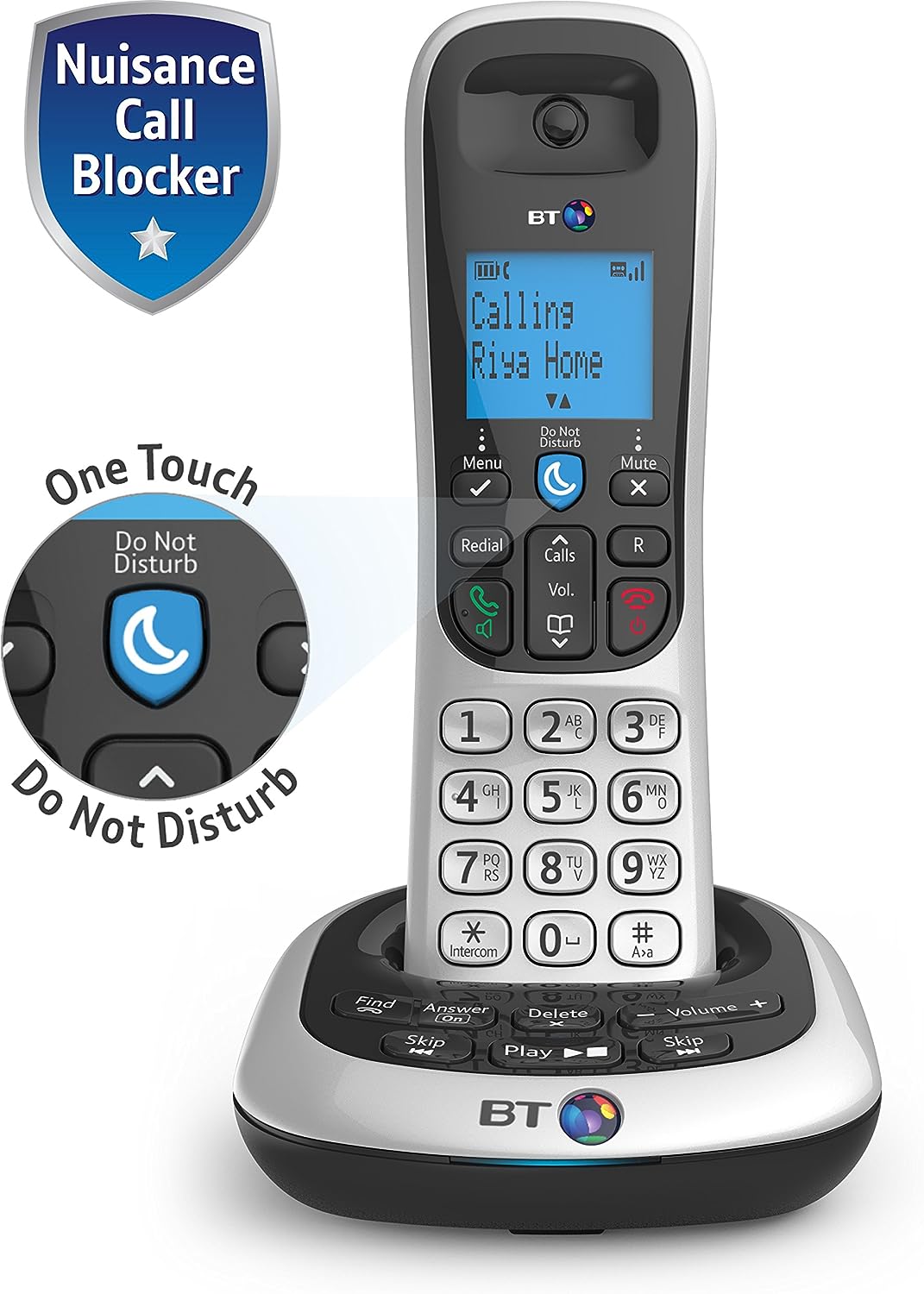 BT 2700 Nuisance Call Blocker Cordless Home Phone with Digital Answer Machine