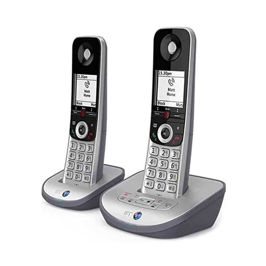 BT Advanced Z Twin Digital Cordless Answerphone in Silver