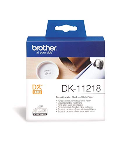 BROTHER DK-11218 White 24mm 1000 Labels Per Roll