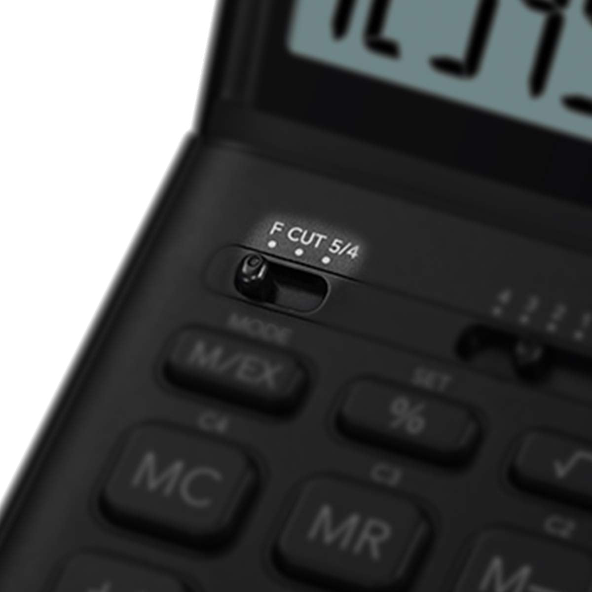 Casio CALCULATRICE DE Bureau JW-200SC-Black, Solaire/Pile