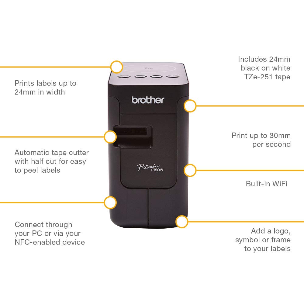 Brother PT-P750W Labels Maker