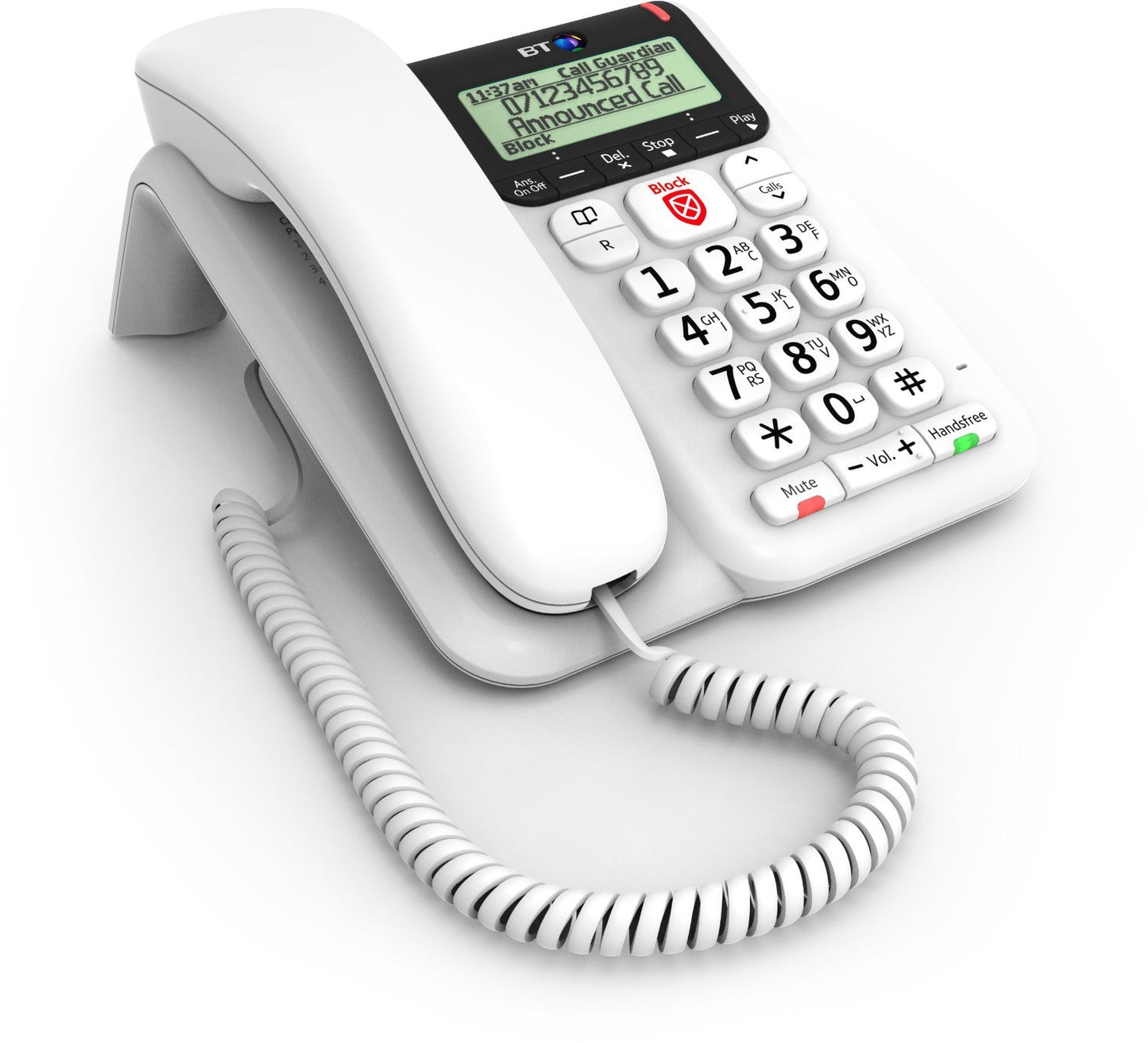 BT Decor 2600 Advanced Call Blocker Corded Telephone