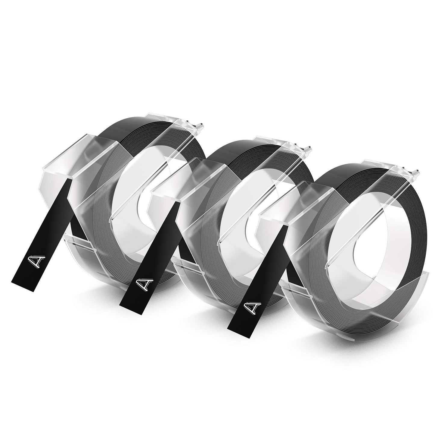DYMO Embossing 3D Self-Adhesive Vinyl Labels Tape | Pack of 3