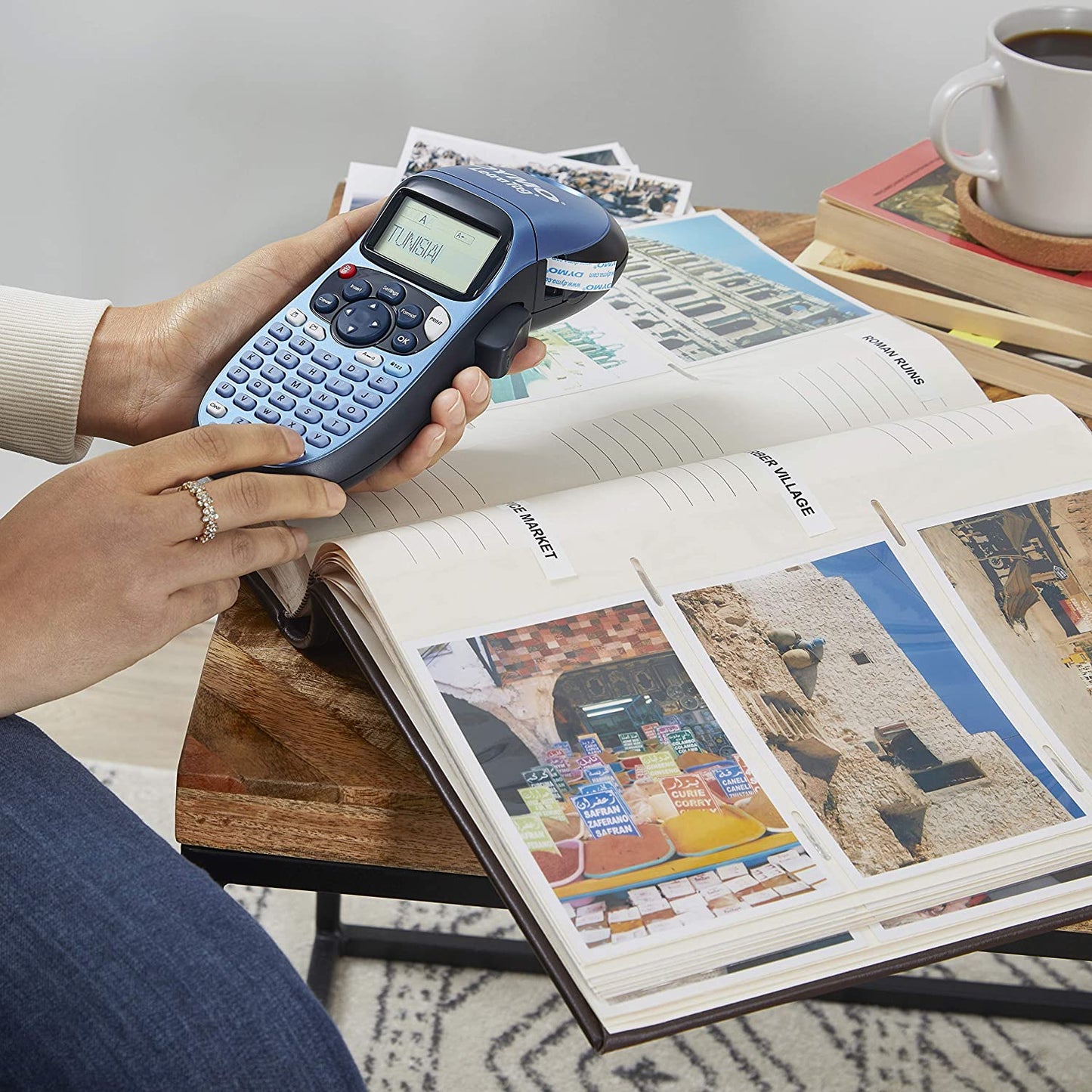 Dymo LetraTag LT-100H Handheld Label Maker | Blue
