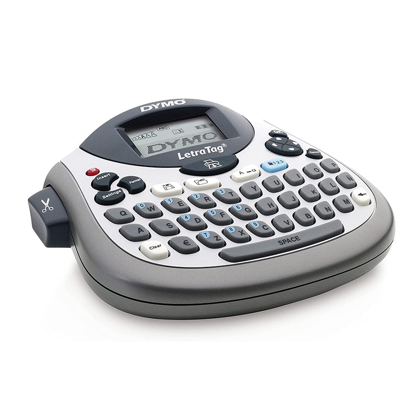 Dymo LetraTag LT-100T Label Maker Portable Label Printer With QWERTY  Keyboard Silver Ideal For The Office Or At Home – XavOcean