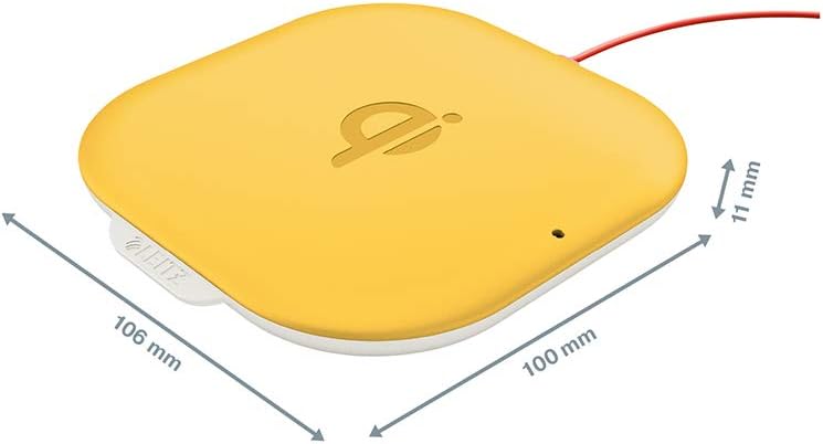 Leitz Cosy Qi 64790019 Wireless Charger - Warm Yellow - Smartphone Charging Pad