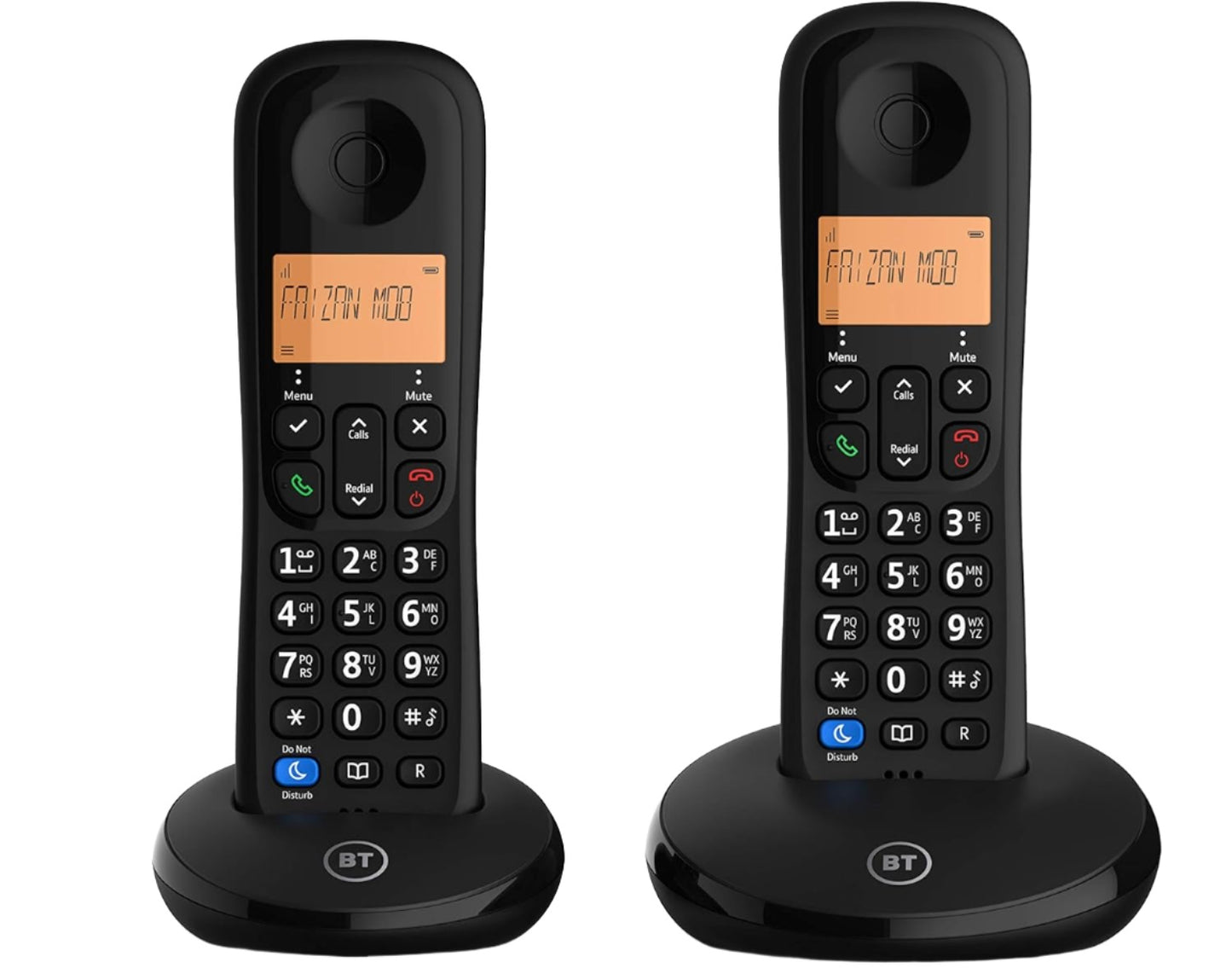 BT Everyday Cordless Home Phone with Basic Call Blocking and, Twin Handset Pack