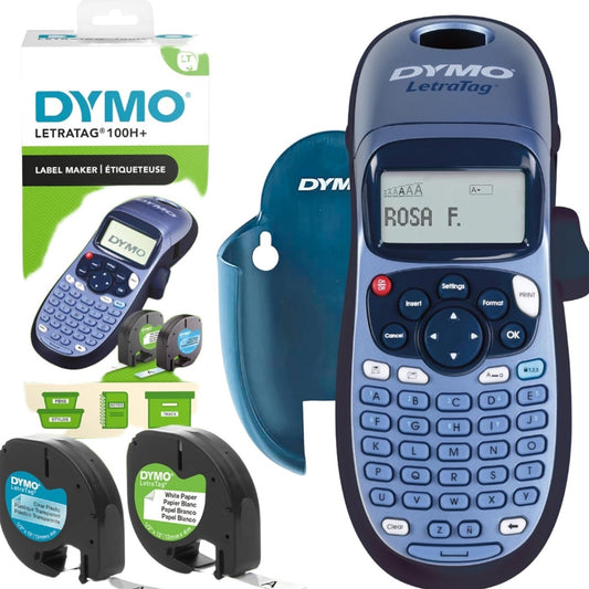 Dymo LetraTag LT-100H Label Maker Starter Kit Plus