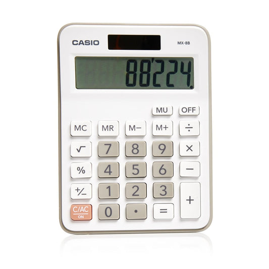 Casio MX-8B Desk Calculator White