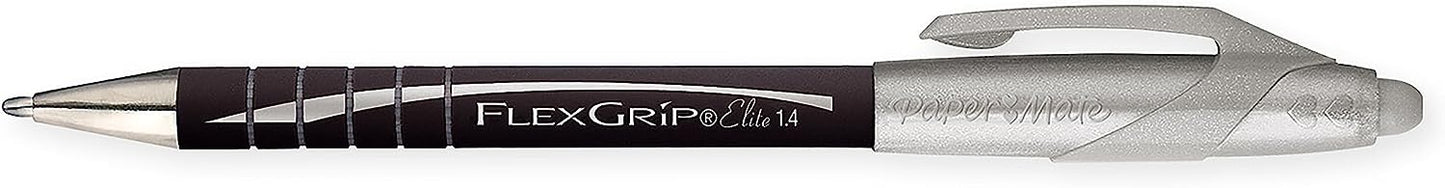 Paper Mate S0767600 Flexgrip Elite Retractable Pens - 1.4mm Bold Point - Box of 12