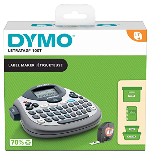 Til ære for dræne resultat Dymo LetraTag LT-100T Label Maker Portable Label Printer With QWERTY  Keyboard Silver Ideal For The Office Or At Home – XavOcean