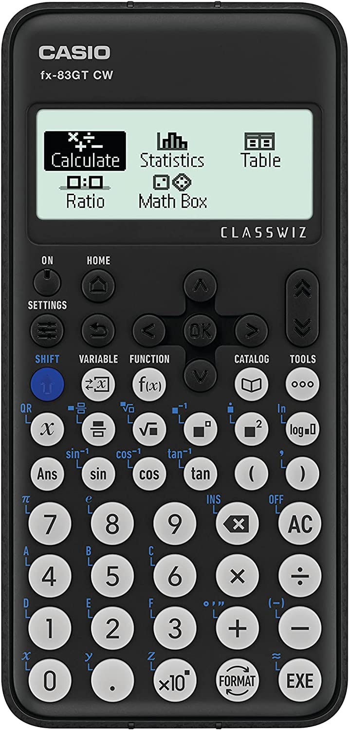 New Casio FX 83GTCW Black Scientific Calculator XavOcean