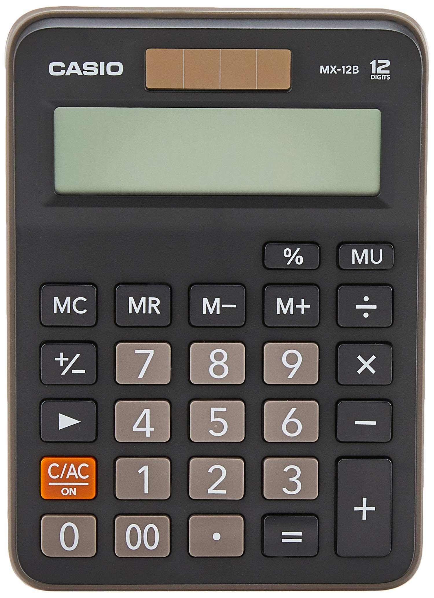 Casio MX-12B Desk Calculator Black