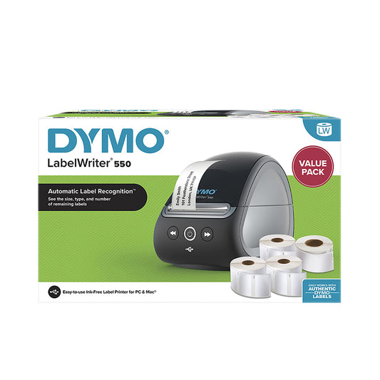 Dymo LabelWriter 550 Label Maker Value Pack